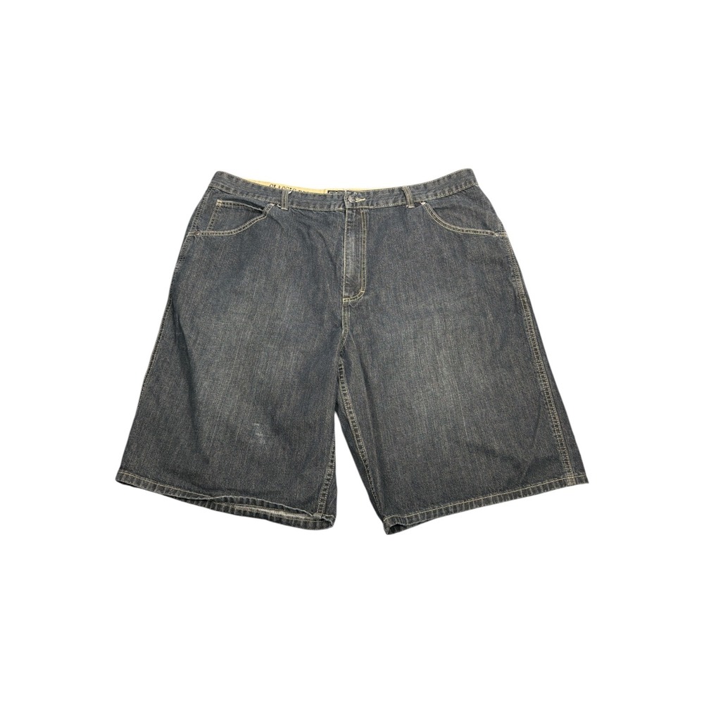 Champs Sports Classic Denim Shorts Mens 42 Dark Wash Baggy Y2K Streetwear